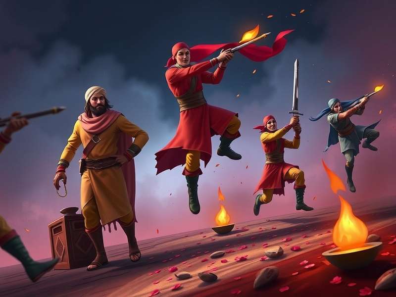 Saffron Sentinel Skirmish gameplay screenshot